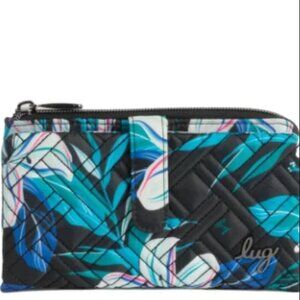 New (without tags) Lug Tram 2 RFID Wallet in Hibiscus Multi
